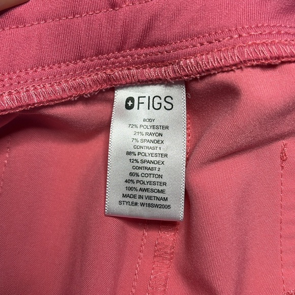 FIGS Limited Edition Hot Coral Pant - Picture 10 of 11